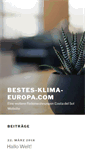 Mobile Screenshot of bestes-klima-europa.com
